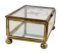 Etched Glass Display Box