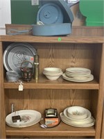 Vintage household decor and collectibles  Shelf
