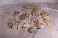 Flint Pieces from Arrowheads, Possible Knapper