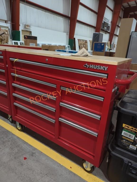 Husky 42" 8-Drawer Red Work Bench