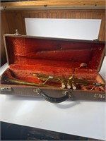 Older Brass Trumpet in original case.