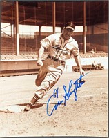 Cardinals Enos Slaughter Signed 8x10 Photo