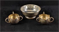 Vintage Gorham Silver Plated Bowl and Small bowls