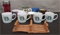 Box 10 Coffee Cups, Mug, Cup Rack