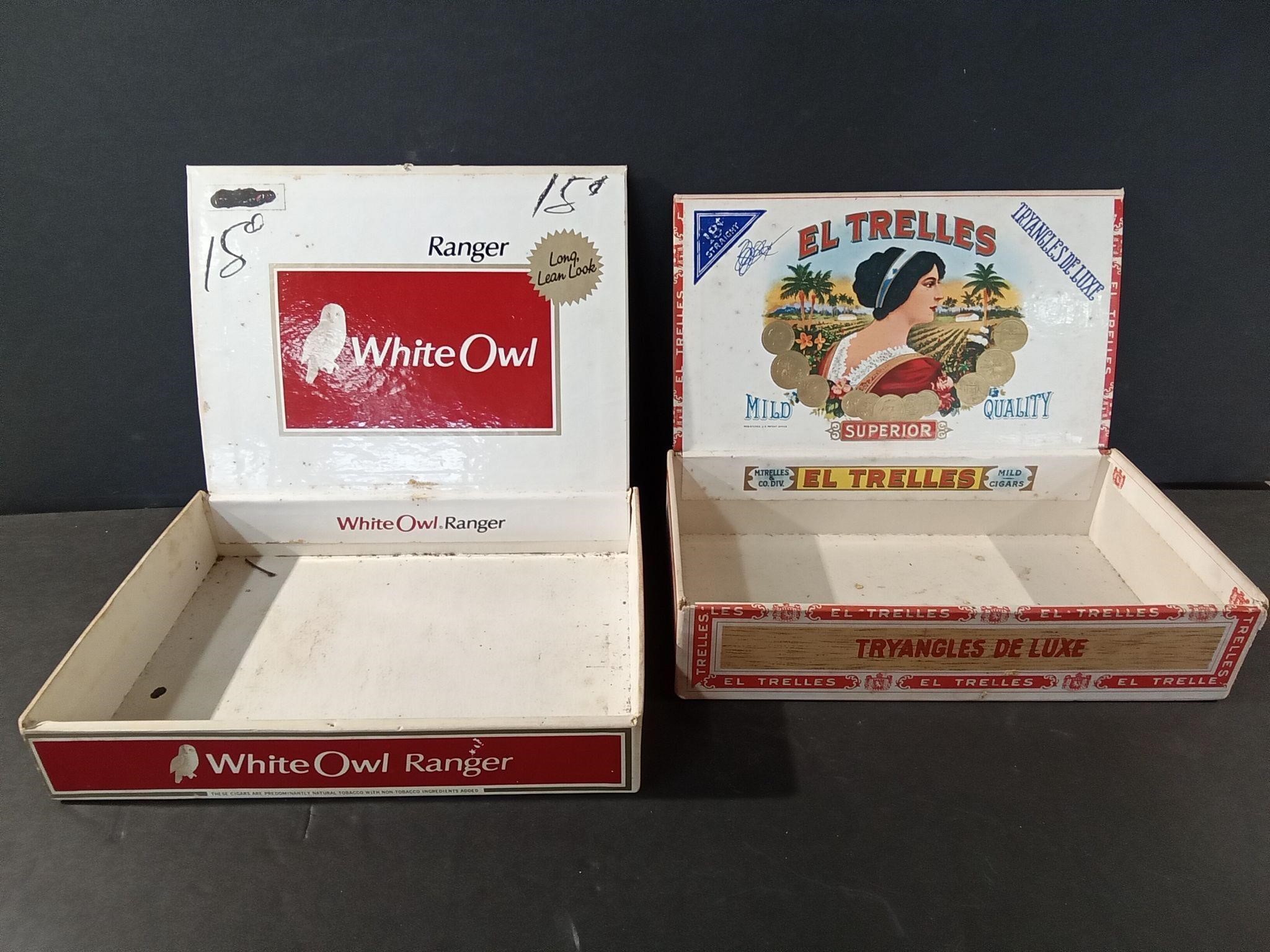 2 Cigar Boxes