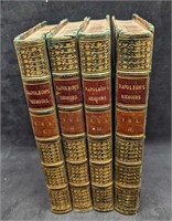 Volumes 1-4 Of Napoleon's Memoirs Hardcovers