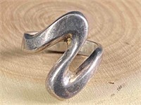Vintage Sterling Swirl Design Ring