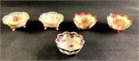 Set of (5) Small Japanese Decorative Bowls