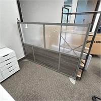 6' x 5' MOVEABLE PARTITION WALL NEW