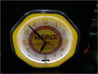 Mopar Parts and Accessories Neon Clock