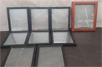 Box 9 Picture Frames - 8 Obscure Glass