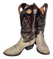 Gorgeous Justin Cowboy Western Boots Sz 7.5