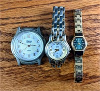 Lot of Three Watches/Watch Faces