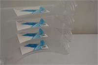 Set of 4 Plastic Letter Trays