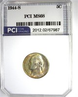 1944-S Nickel MS68 LISTS $1400