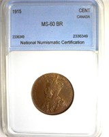 1915 Cent NNC MS60 BR Canada