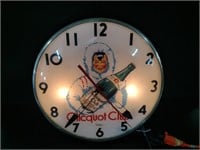 Telechron Inc. Clicquot Club Lighted Clock