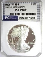 2006-W Silver Eagle PR70 LISTS $120