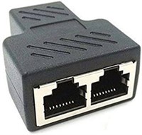 NEW Ethernet Splitter 1 to 2 Adapter