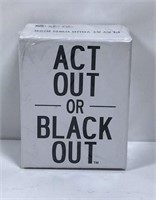 New Act Out or Black Out Card Game