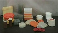 Box-Vintage Tupperware With Pampered Chef &