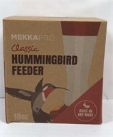 New MekkaPro Classic Hummingbird Feeder 10oz