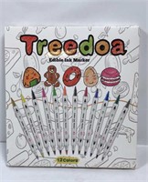 New Treedoa Edible Ink Marker-12 colors