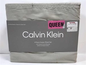 New Calvin Klein 4pc Queen Sheet Set