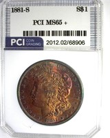 1881-S Morgan PCI MS65+ Great Color