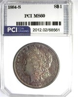 1884-S Morgan MS60 LISTS $13000