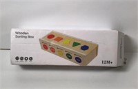 New Wooden Sorting Box Toy