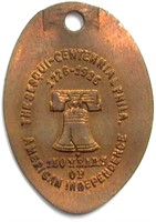 1926 Elongated Penny American Independence