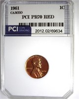 1961 Cent PR70 CAM RD LISTS $450 IN 69 CAM