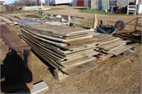 2 Piles Plywood Form Scraps
