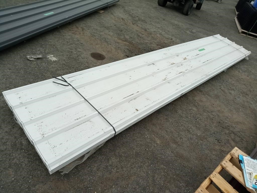 (95) Sheets of 16' Steel Siding Roofing