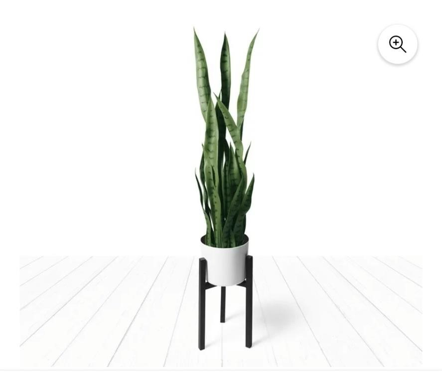 Artificial Snake Plant, 36"t, w/ Stand