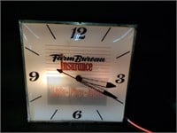 PAM Farm Bureau Insurance Advertising Clock