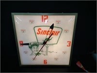 Universal Sinclair Lighted Advertising Clock