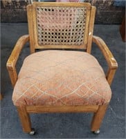 Vintage Cane Back Office Chair