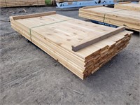 (640)LF 8' WRC Cedar Lumber