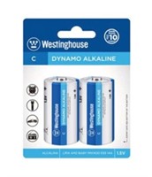 Energy Products Westinghouse C Alkaline - 2 Pack