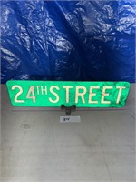 24th street sign