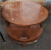 Vintage 27" Diameter x 22" Round Side Table