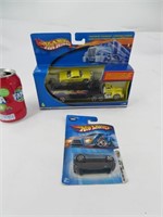 Camions lourds + voiture Hot Wheels