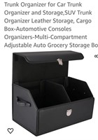 New Leather Trunk Organizer For car or SUV