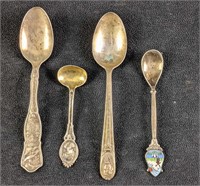 Assorted Vintage Souvenir and Commemorative Spoons