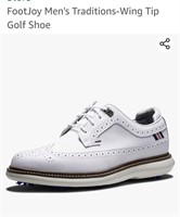 (New) 9M  Foot Joy Men's  Wingtip  Golf shoes