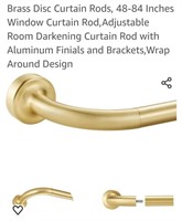 (New) 48-84" Adjustable Curtain Rod