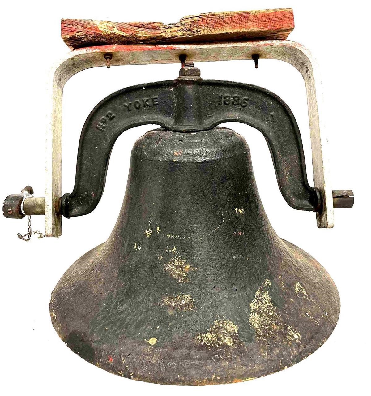 Antique Cast Iron Bell G.S Bell & Co. Hillsboro 18