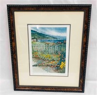 Signed & Numbered Watercolor Print Of Janet Edward